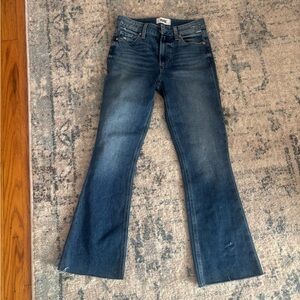 PAIGE Dark Blue Flare Women's Jeans